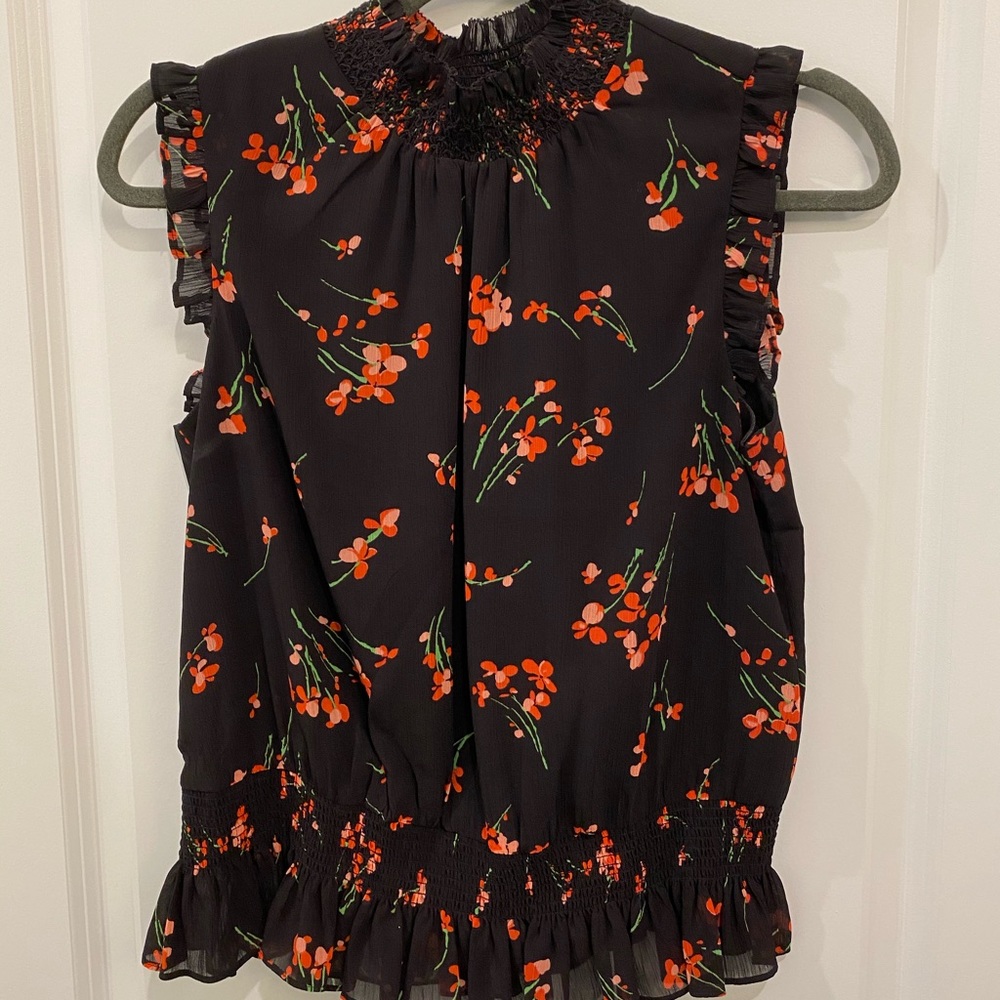JCREW tank top blouse in black